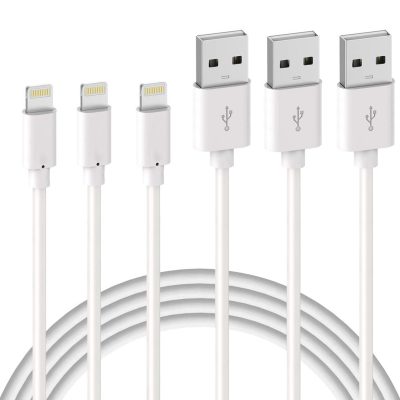 iPhone Charger Lightning Cable - MFi Certified 3Pack 2M Lightning to USB A Cable for iPhone 14 13 12 SE 2020 11 Xs Max XR X 8 Plus 7 Plus 6 Plus 5s SE iPad Pro and More